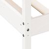 vidaXL Dagseng uten madrass hvit 75x190 cm heltre furu