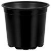 vidaXL Rund Blomsterpotte 200 stk. Svart &Oslash; 15 x 13 cm Plast