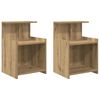 vidaXL Nattbordskap 2 stk. Artisan Eik 40 x 35 x 60 cm Konstruert tre