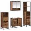 vidaXL Baderomsinnredningssett 4 stk. Gamle tre 65 x 33 x 60 cm