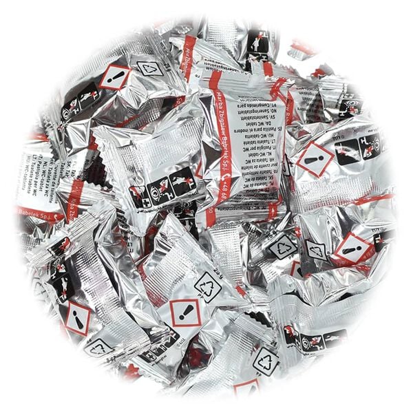 vidaXL Rengj&oslash;ringskapsler for toalettsk&aring;l og urinal 100 stk