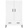 vidaXL Highboard hvit 69,5x31x115 cm konstruert tre