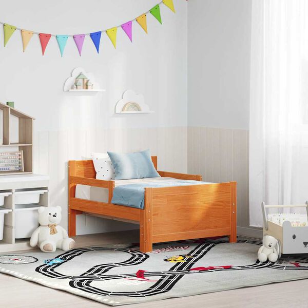 vidaXL Sengestamme Vokset Brun 80 x 200 cm Konstruert tre