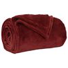 vidaXL Kastepledd 6 pcs Bordeaux R&oslash;d 240 x 270 cm Fleece