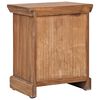vidaXL Nattbord 40x30x50 cm heltre teak