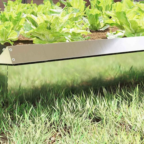 vidaXL Sneglenett s&oslash;lv 50 x 3,5 x 25 cm Galvanisert St&aring;l