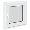 vidaXL Kj&oslash;levindu RISOR 60 x 60 cm PVC og glass Hvit