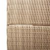 vidaXL Romdeler Beige 195 x 180 cm polyrotting