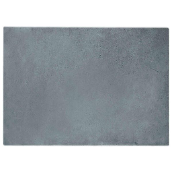 vidaXL Kunstpels Kanin Teppe Olite Antrasitt 200 x 280 cm Polyester