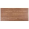 vidaXL Spisebord brun 200x100x75 cm MDF