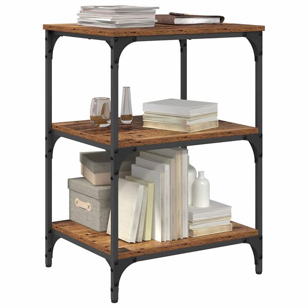 vidaXL Skiverstativ Gamle tre 50 x 41 x 75 cm Konstruert tre