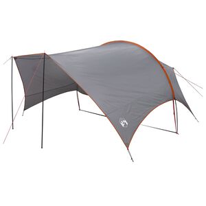 vidaXL Camping tarp vanntett Gr&aring; og Oransje 550 x 400 x 230 cm