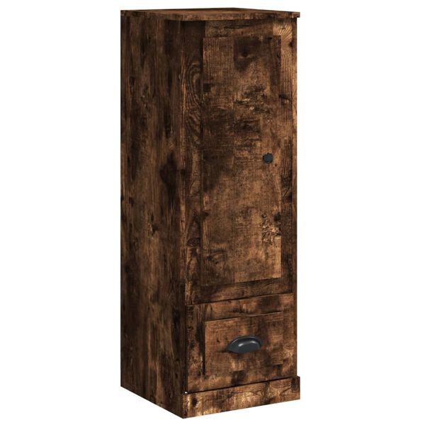vidaXL Highboard r&oslash;kt eik 36x35,5x103,5 cm konstruert tre