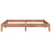 vidaXL Sengeramme heltre teak 180x200 cm