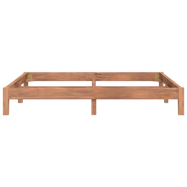 vidaXL Sengeramme heltre teak 180x200 cm
