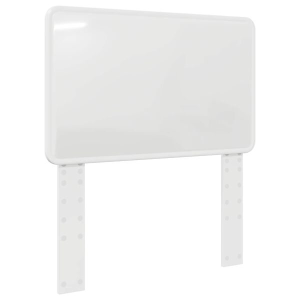 vidaXL Hodegavl Glanset Hvit 75 cm Konstruert tre