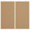 vidaXL Info-tavle Svart 80 x 80 x 1.4 cm Heltre furu