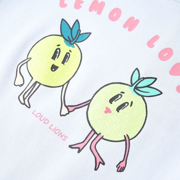 T-skjorte for barn bl&aring; 92