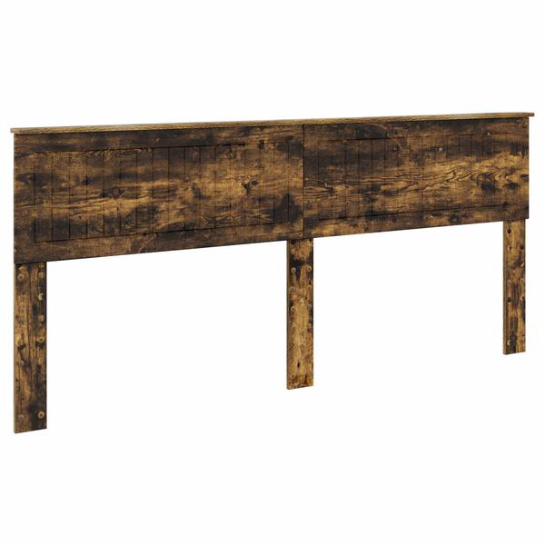 vidaXL Hodegavl R&oslash;kt eik 200 cm Konstruert tre