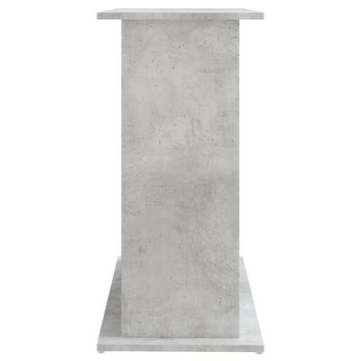 vidaXL Akvariumstativ betonggrå 81x36x73 cm konstruert tre