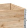 vidaXL Pallekarmer 3 stk 120x80 cm heltre furu