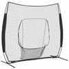 vidaXL Baseball treningsnett Svart 250 x 106 x 209 cm Polyester