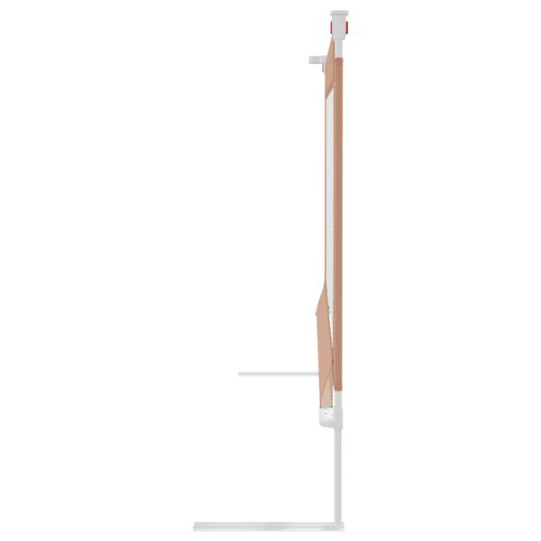 vidaXL Sengehest sm&aring;barn gr&aring;brun 190x25 cm stoff