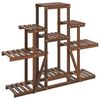 vidaXL Blomsterstativ 110x25x96 cm heltre gran