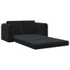 vidaXL Sammenleggbar Sofa seng Svart 148 x 71 x 83 cm Fl&oslash;yel