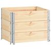 vidaXL Pallekarmer 3 stk 60x80 cm heltre furu