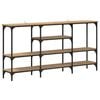 vidaXL Konsollbord artisan eik 160 x 29 x 80 cm Konstruert tre