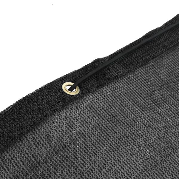 vidaXL Containernett HDPE 4x8 m svart