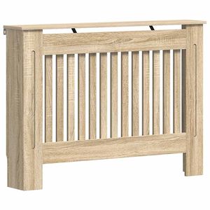vidaXL Radiatordeksel 112x19x81,5 cm konstruert tre