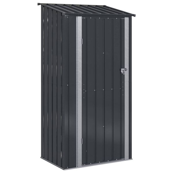 vidaXL Hageskur Antrasitt 103 x 74 x 200 cm Metall