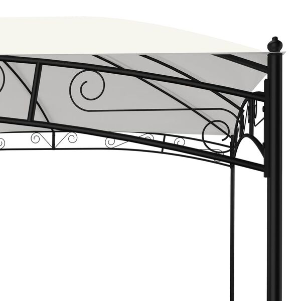 vidaXL Hagepaviljong 4x3 m kremhvit 180 g/m²