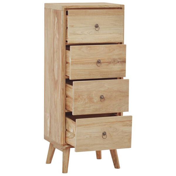 vidaXL Kommode 40x30x100 cm heltre teak