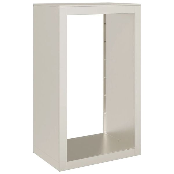 vidaXL Vedstativ 60x40x100 cm oksidert st&aring;l