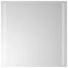 vidaXL Baderomsspeil med LED 50x50 cm