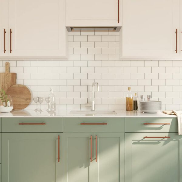 vidaXL Skaphåndtak 5 stk bronse 192 mm rustfritt stål