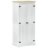 vidaXL Garderober Hvit 76 x 50 x 170 cm Massiv furu