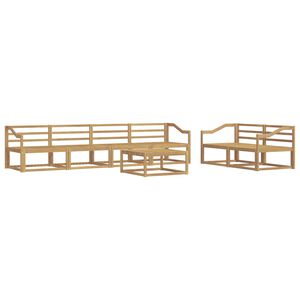 vidaXL Utend&oslash;rs sofa-sett 7 pcs Hvit