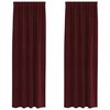vidaXL Blendingsgardiner 2 pcs Vinr&oslash;d 140 x 225 cm Fl&oslash;yel