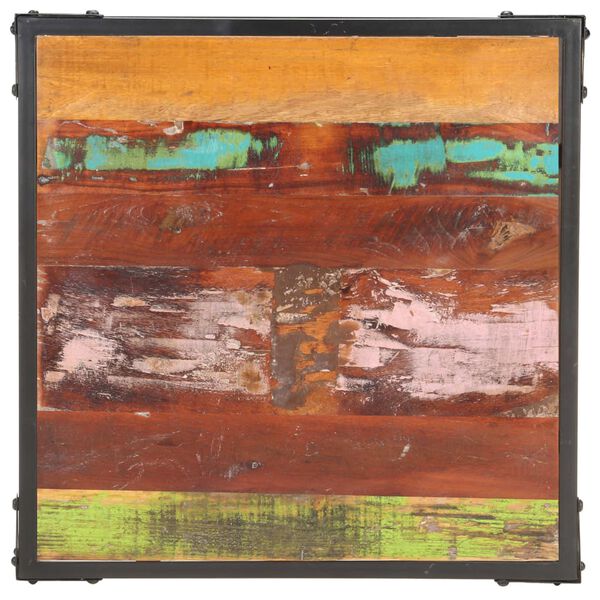 vidaXL Salongbord 60x60x35 cm gjenvunnet heltre