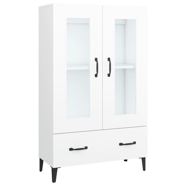 vidaXL Highboard hvit 70x31x115 cm konstruert tre