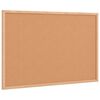 vidaXL Korktavle med ramme i heltre furu 60x40 cm