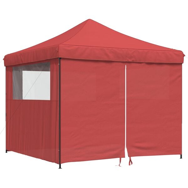 vidaXL Partytelt Burgunder 292 x 292 x 315 cm Oxford Stoff