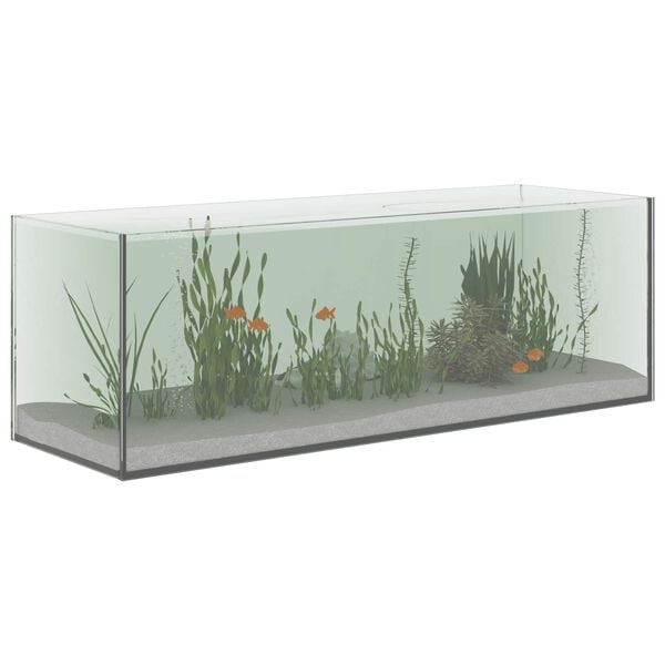 vidaXL Akvarium med lagring Gjennomsiktig 60 x 20 x 20 cm Glass