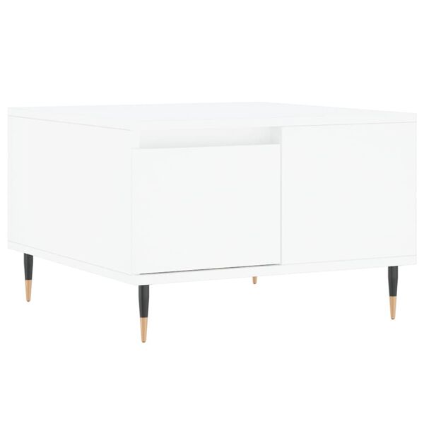 vidaXL Salongbord hvit 55x55x36,5 cm konstruert tre