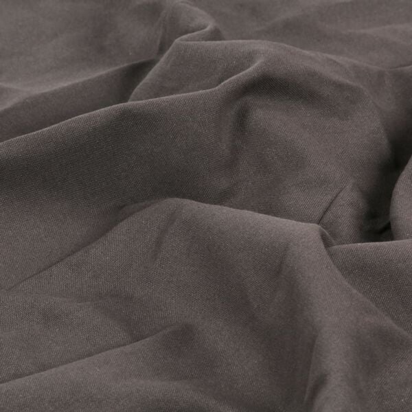 vidaXL Gardiner med metallringer 2 stk bomull 140x175 cm antrasitt