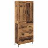vidaXL H&oslash;yskap 2 stk. Gamle tre 69,5 x 34 x 180 cm Konstruert tre